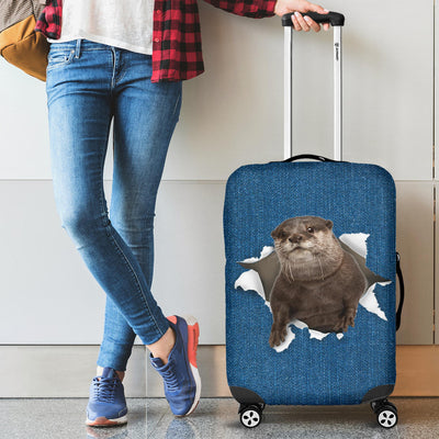Otter Torn Paper Luggage Covers