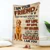 Golden Retriever-My Love Blanket