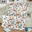 Shetland Sheepdog Paw Blanket