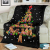 Rhodesian Ridgeback Christmas Tree Blanket