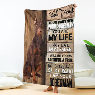 Doberman-Your Partner Blanket