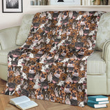 Staffordshire Bull Terrier Full Face Blanket