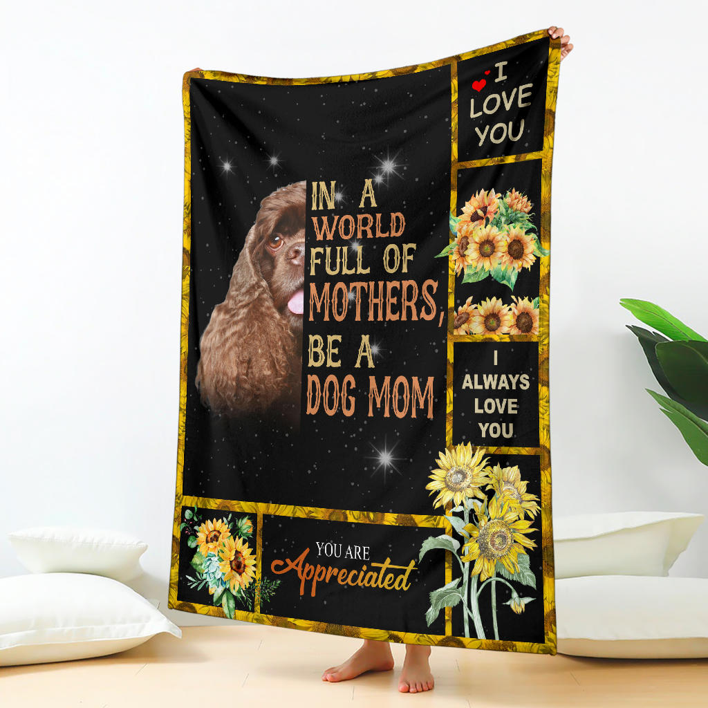 American Cocker Spaniel-A Dog Mom Blanket