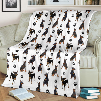 German Pinscher Paw Blanket