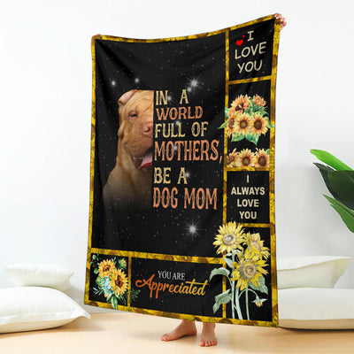 Shar Pei-A Dog Mom Blanket