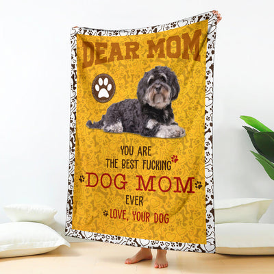 Havanese 2-Dog Mom Ever Blanket