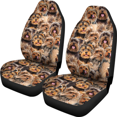 Yorkshire Terrier Full Face Car Seat Covers
