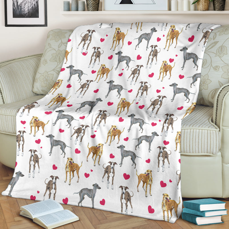 Greyhound Heart Blanket