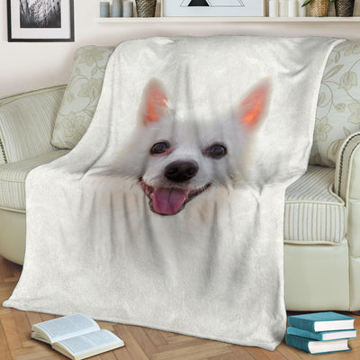 German Spitz Face Hair Blanket