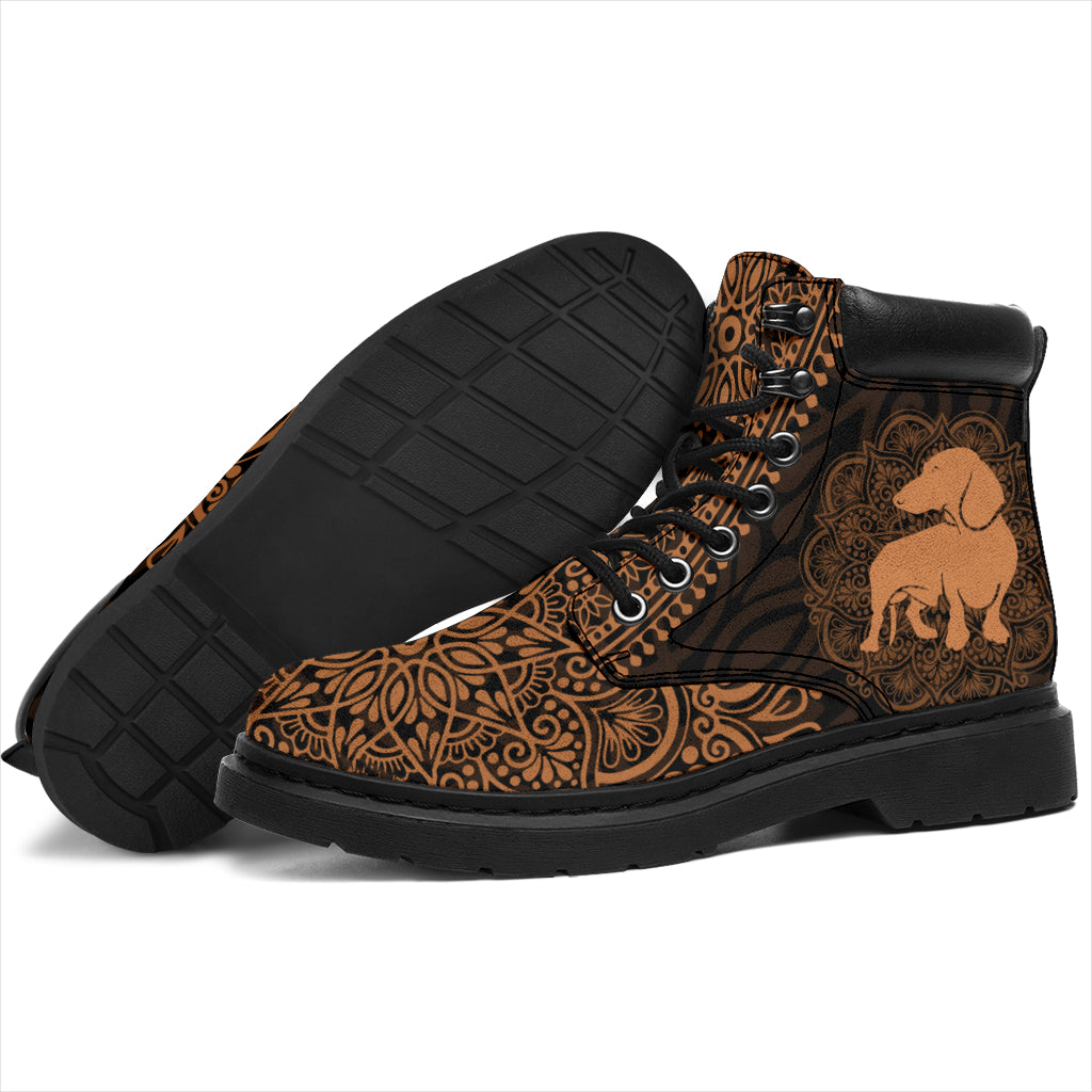 Dachshund Mandala All-Season Boots