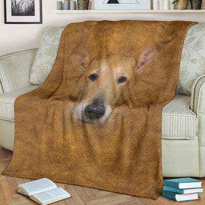Smooth Collie Face Hair Blanket
