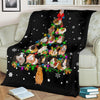 Guinea Pig Christmas Tree Blanket