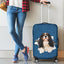 Cavalier King Charles Spaniel Torn Paper Luggage Covers