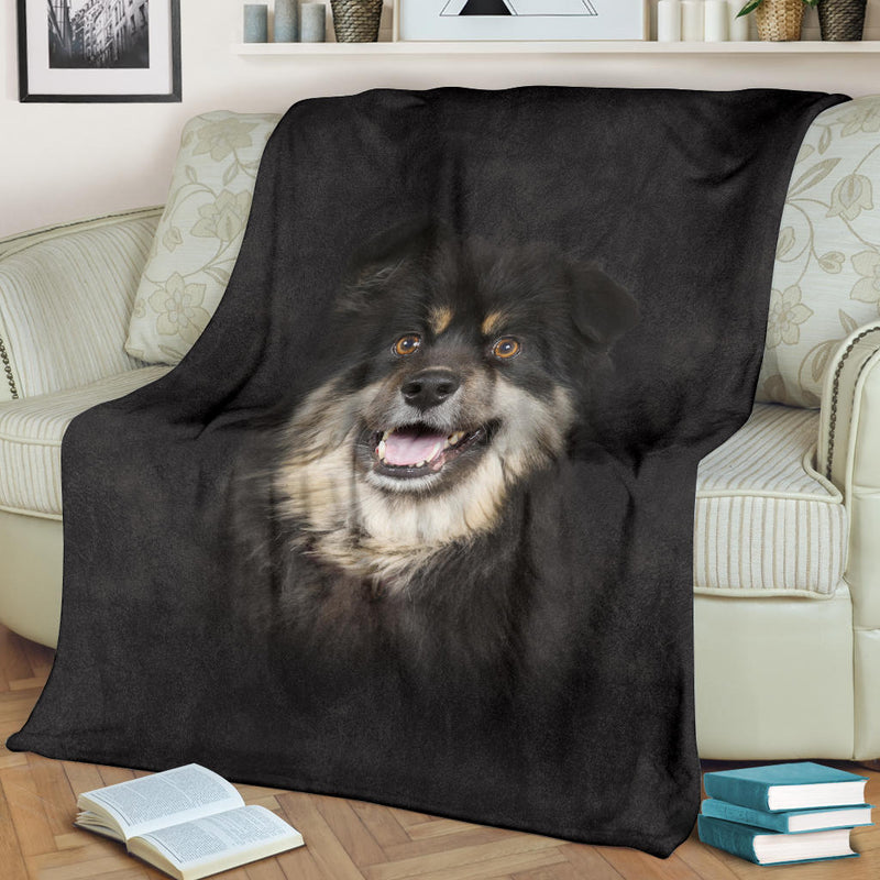 Finnish Lapphund Face Hair Blanket