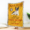 Boston Terrier-Dog Mom Ever Blanket