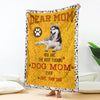 Husky-Dog Mom Ever Blanket