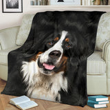 Bernese Mountain Dog 2 Face Hair Blanket