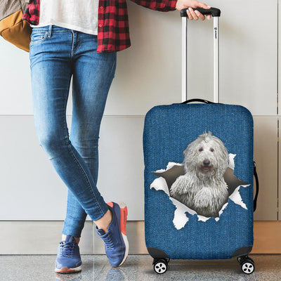 Komondor Torn Paper Luggage Covers