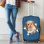 Maltipoo Torn Paper Luggage Covers