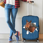 Horse Torn Paper Luggage Covers