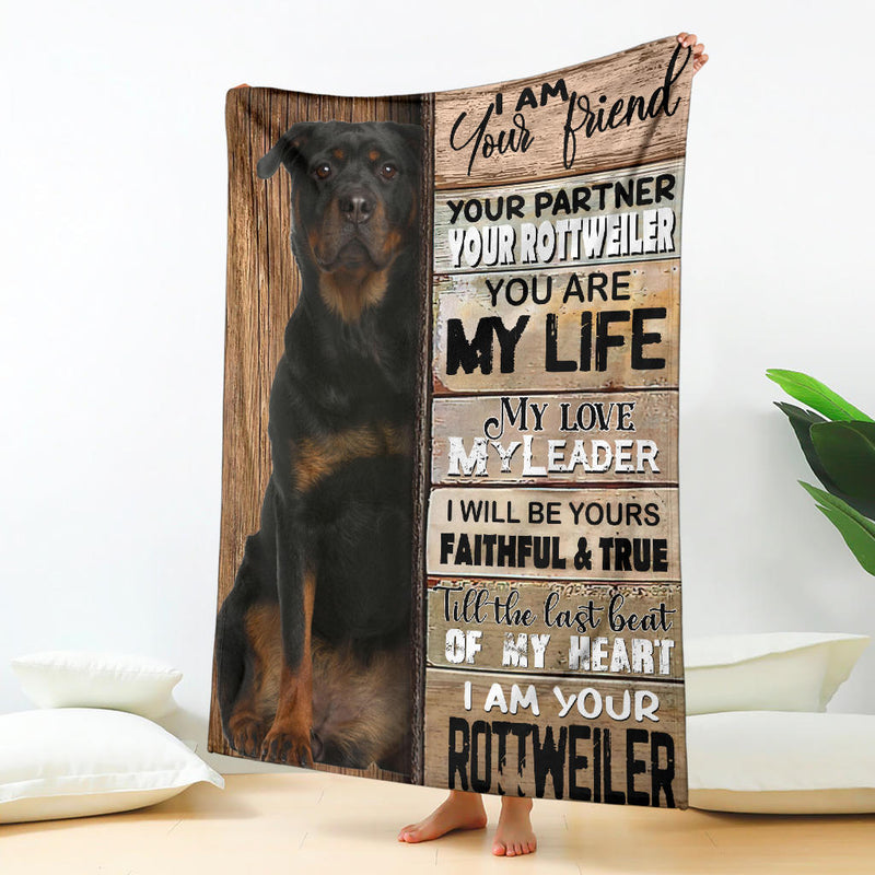 Rottweiler 2-Your Partner Blanket