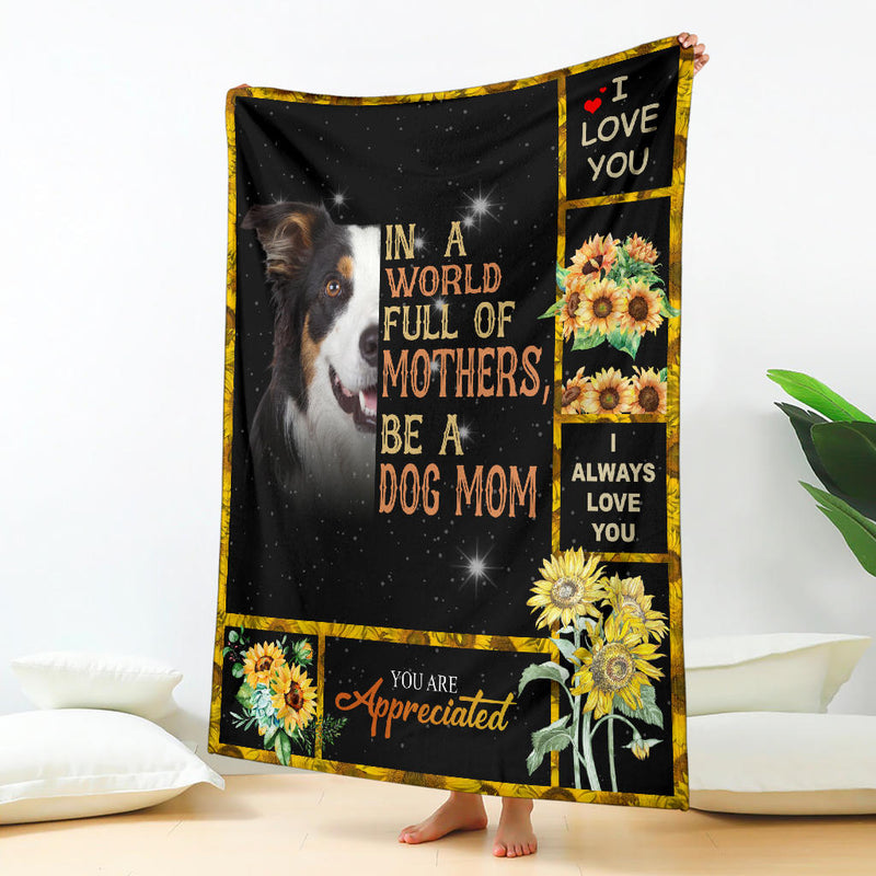 Border Collie-A Dog Mom Blanket