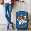 Welsh Springer Spaniel Torn Paper Luggage Covers
