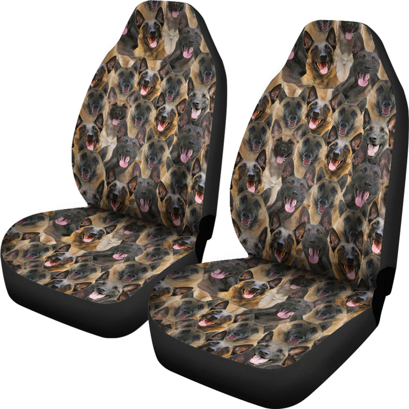 Malinois Dog Full Face Car Seat Covers