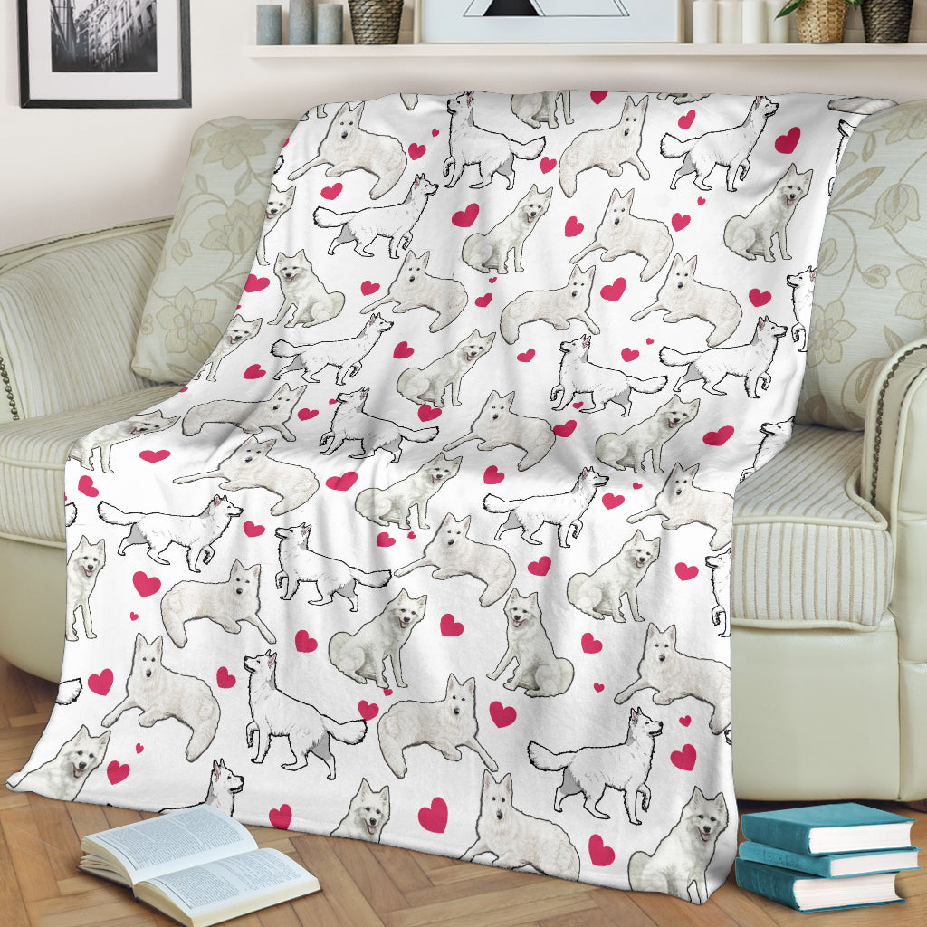 Berger Blanc Suisse Heart Blanket