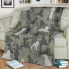 English Springer Spaniel Camo Blanket