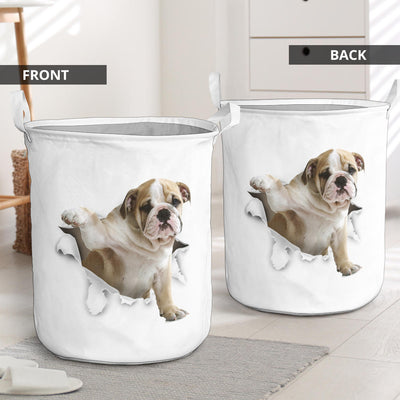 English Bulldog - Tornpaper - LB