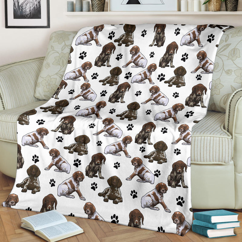 German Shorthaired Pointer Paw Blanket