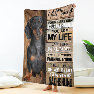 Dachshund 2-Your Partner Blanket