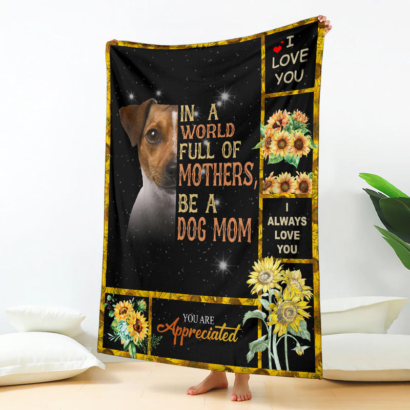 Rat Terrier-A Dog Mom Blanket