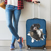 Havanese Torn Paper Luggage Covers