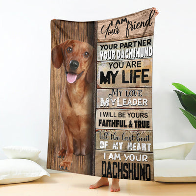 Dachshund 1-Your Partner Blanket