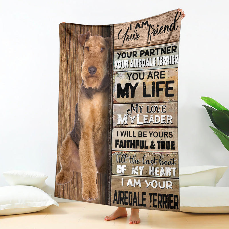 Airedale Terrier-Your Partner Blanket