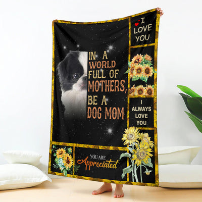 Japanese Chin-A Dog Mom Blanket