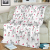 Dalmatian Heart Blanket