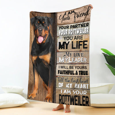 Rottweiler-Your Partner Blanket