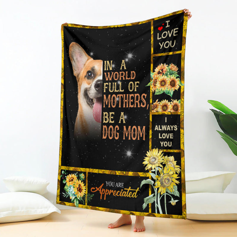 Corgi-A Dog Mom Blanket