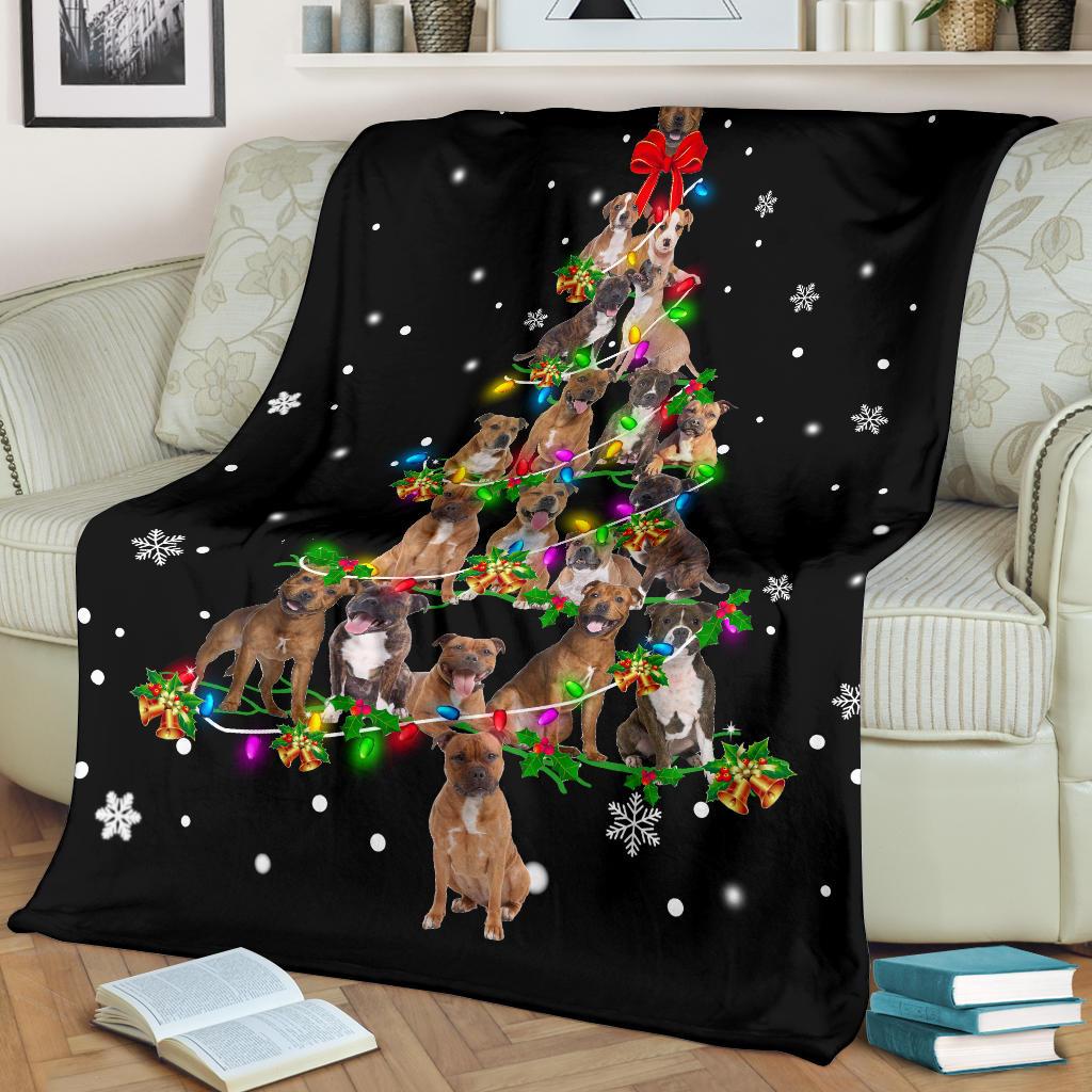 Staffordshire Bull Terrier Christmas Tree