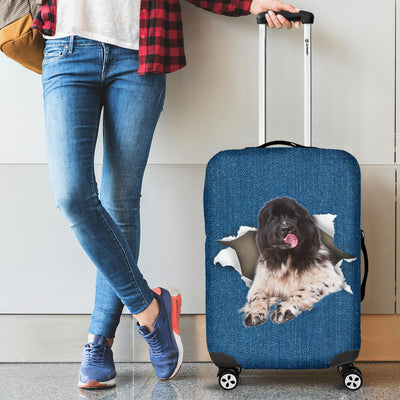 Landseer Torn Paper Luggage Covers