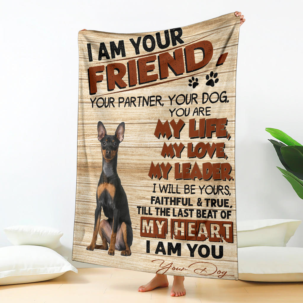 Miniature Pinscher-My Love Blanket