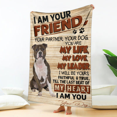 Staffordshire Bull Terrier-My Love Blanket