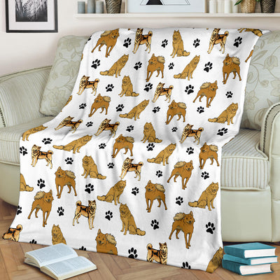 Finnish Spitz Paw Blanket