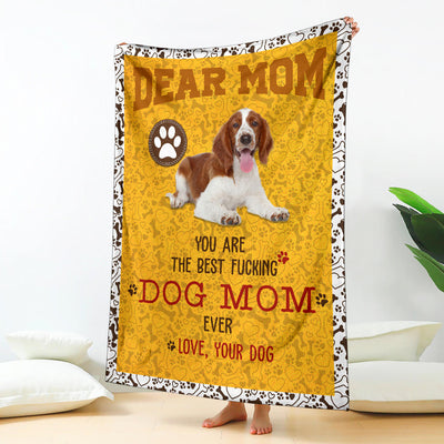 English Springer Spaniel 2-Dog Mom Ever Blanket