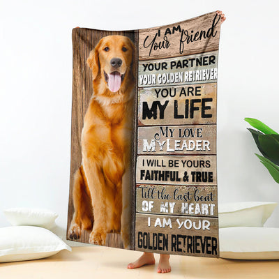 Golden Retriever-Your Partner Blanket
