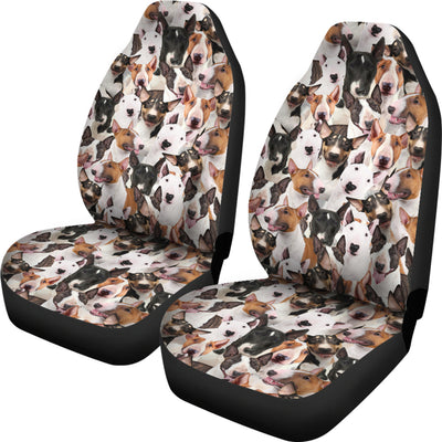 Bull Terrier Full Face Car Seat Covers