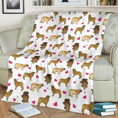 Leonberger Heart Blanket